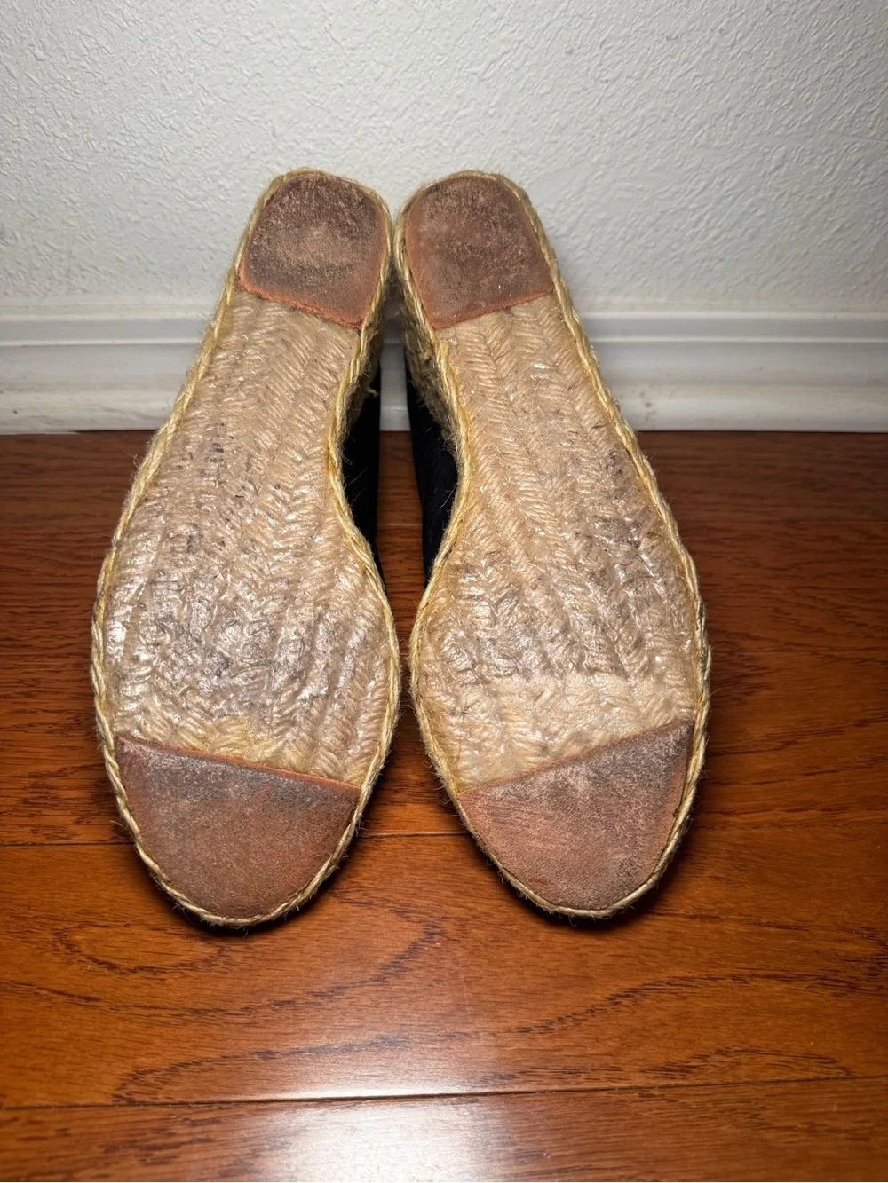 Lauren Ralph Lauren | Women’s Cecilia Black Espadrille Wedge Peep-Toe Size 10B